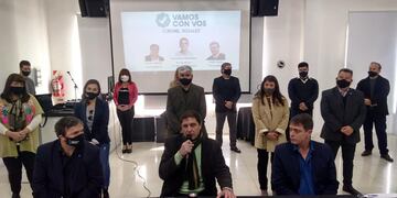 "Vamos con Vos" presentó la lista de candidatos a concejales.