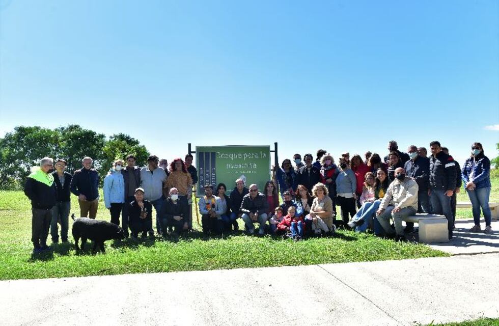 Acto en el predio de la Comisión por la Memoria, la Verdad y la Justicia