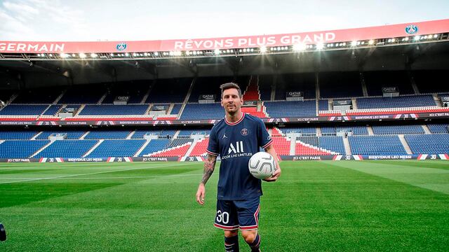 Messi luciendo los colores del PSG (Foto: PSG)