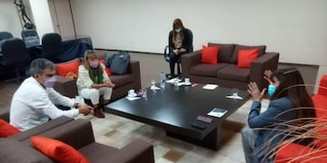 La jefa de la Policía de Córdoba recibió a las autoridades del Cispren (Gentileza Cispren)