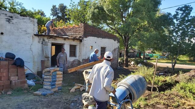 Son 17 las viviendas más complicadas luego de la copiosa lluvia del fin de semana.