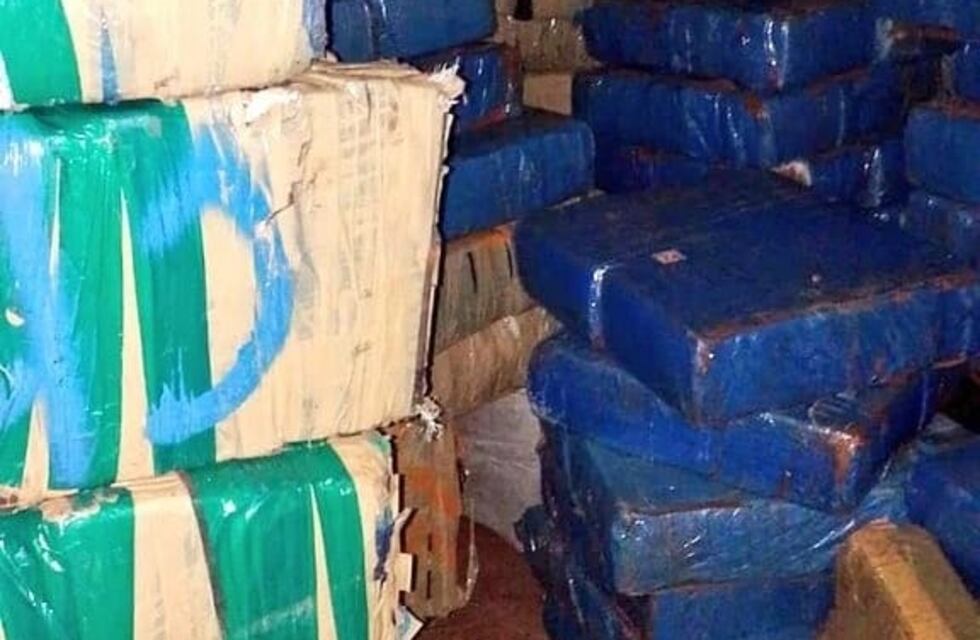 Incautaron varias toneladas de marihuana en Eldorado