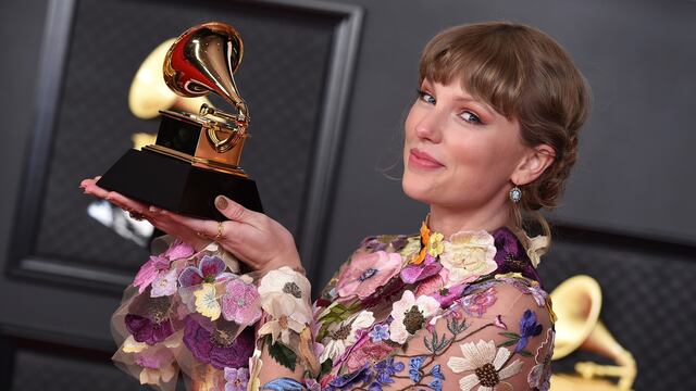 Taylor Swift en los Grammy 2021