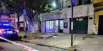 El ataque ocurrió hacia las 20 sobre bulevar Seguí y Constitución.