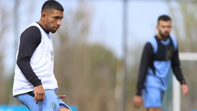 El volante Matías García reaparece entre los concentrados de Belgrano, esperando a Boca (Prensa CAB).