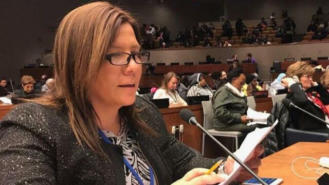 La senadora provincial Lucrecia Egger