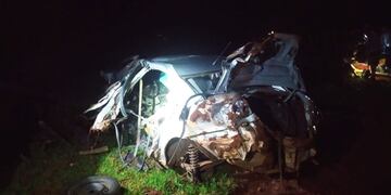 Accidente vial dejó como saldo a dos heridos en El Soberbio.