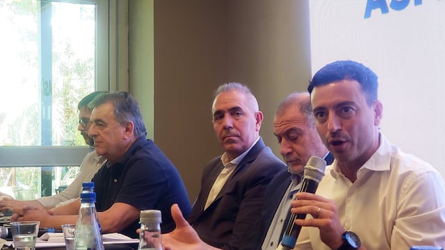 JxC este viernes en la conferencia de prensa.