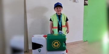 Ni Batman ni Superman: los recolectores de residuos son los héroes favoritos de un pequeño mendocino y el festejo de su cumple emocionó a todos