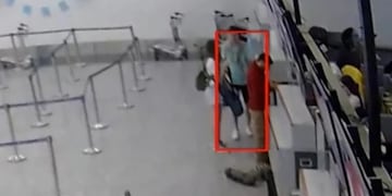 Detienen en Puerto Iguazú a una pareja que robó una mochila en el Aeropuerto de Ezeiza.