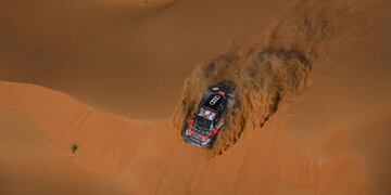 Carlos Sainz (Audi), puntero en Coches en el Dakar 2024.