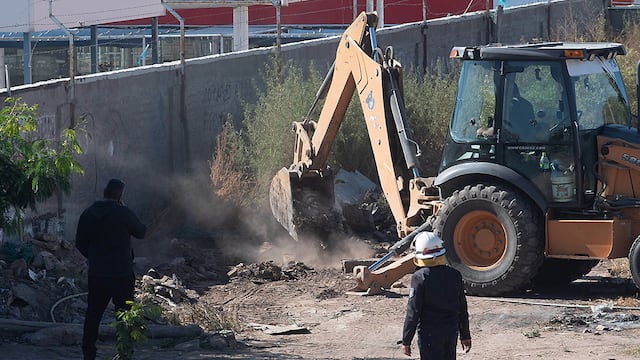 Uno de los tantos operativos ordenados por el fiscal Carlos Torres en la búsqueda de Abigail Carniel, en el predio de la cancha de Jorge Newbery en Las Heras.