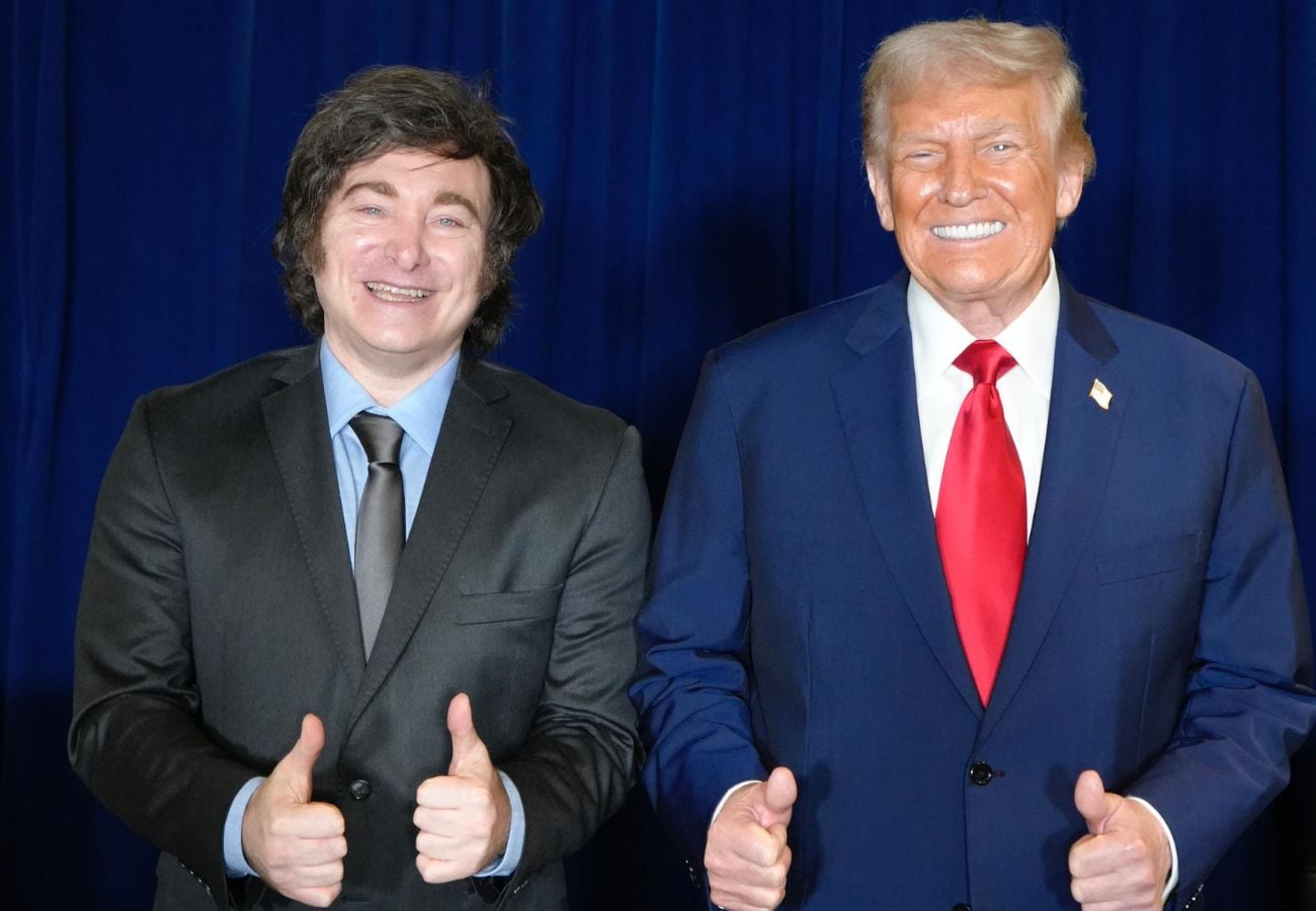 Javier Milei recibió el apoyo de Donald Trump