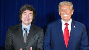 Javier Milei recibió el apoyo de Donald Trump