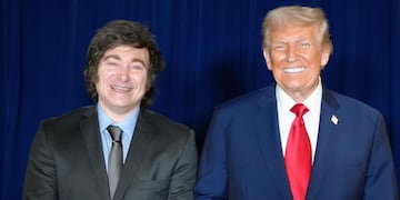 Javier Milei recibió el apoyo de Donald Trump