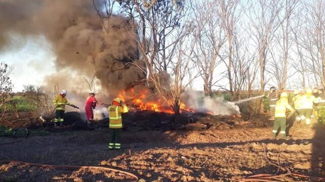 Incendio en el Norte de la ciudad