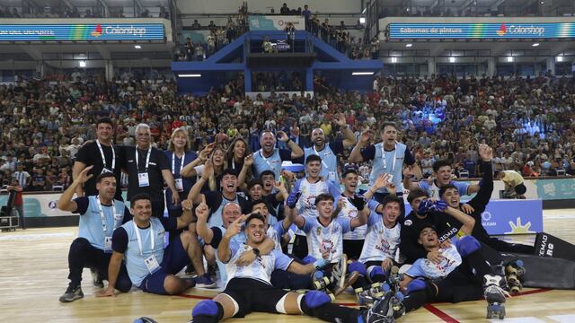 Sub 19 campeones mundiales hockey patines.