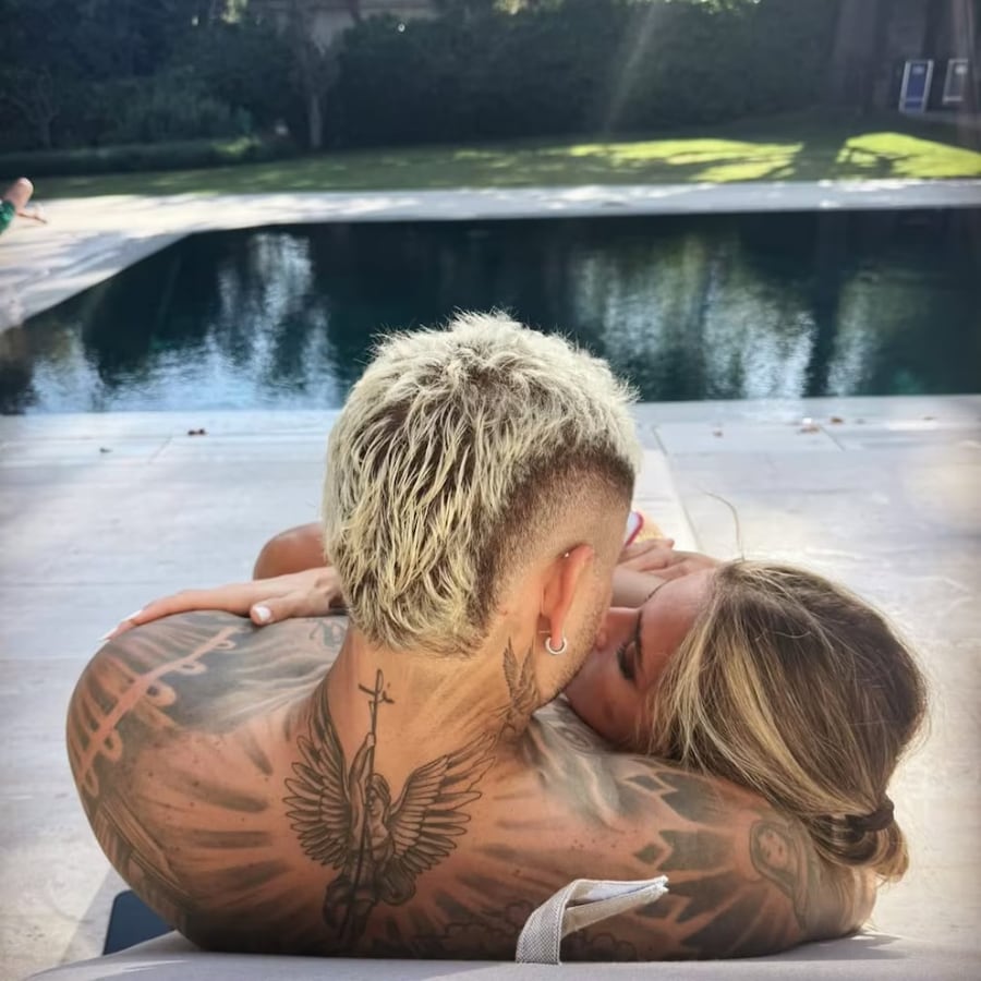 Las fotos de Mauro Icardi y la China Suárez que alimentaron los rumores de embarazo.