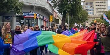 Asi lo señalaron las publicaciones del colectivo luego de una marcha en el centro de la ciudad