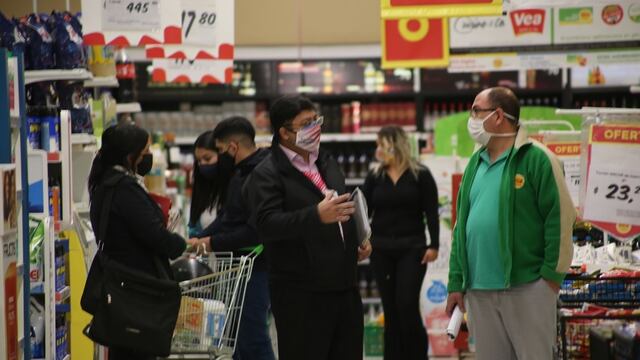 Los inspectores controlaron el cumplimineto de los protocolos sanitarios en comercios minoristas y también en supermercados de Ciudad, Villa Mercedes y Villa de Merlo.