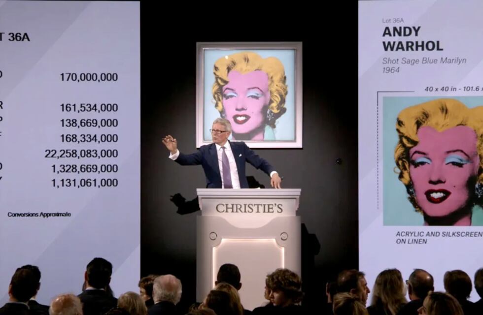 La obra de arte de Andy Warhol sobre Marilyn Monroe se convirtió en la segunda más cara de la historia