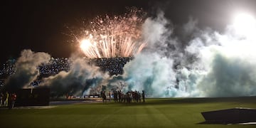 Explosión de júbilo en el Belgrano-Boca, con tribuna ampliada en el Gigante.