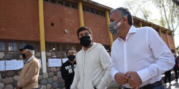 Votó Alfredo Cornejo.