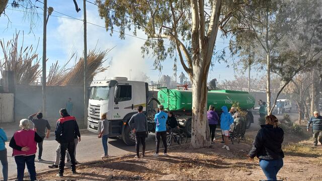 Se incendió la casa de dos jubilados en Las Heras