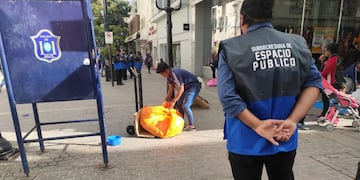 70 inspectores recorrerán el centro de la ciudad para asegurarse que se cumpla con la Ordenanza que reglamenta la venta ambulante.