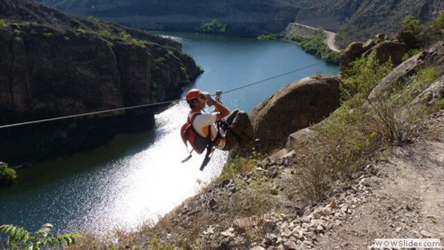 Así es la tirolesa contra la que impactó el helicóptero de Jorge Brito