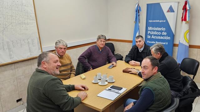 Reunión del Fiscal Regional con representantes de la SRR del NO santafesino