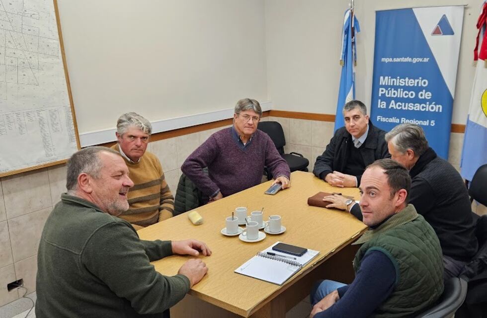 El Fiscal Regional de Rafaela se reunió con representantes de la Sociedad Rural del NO de Santa Fe