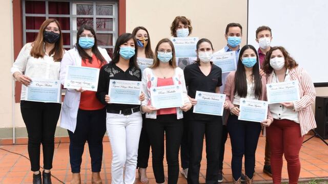 Egresados de concurrencias y residencias en el Hospital