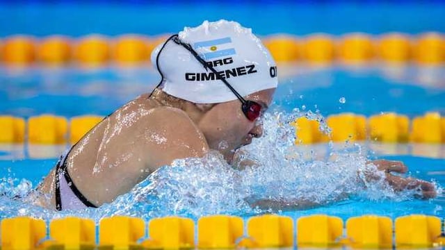 La nadadora chaqueña Daniela Giménez casi ganó una medalla en los Juegos Paralímpicos