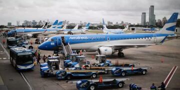 Los pilotos prometieron no paros mientras sigan las negociaciones con Aerolíneas Argentinas Foto: NA