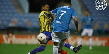 El delantero marcó el gol del empate para Belgrano ante el Bohemio