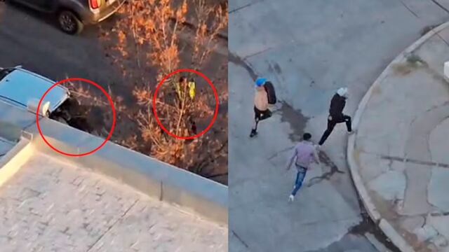 Así roban ruedas de auxilio en Córdoba.