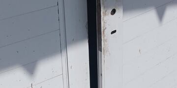 La puerta que fue forzada