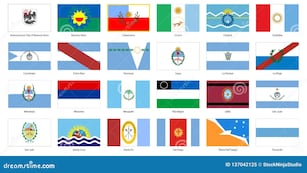 Las banderas de las provincias argentinas.
