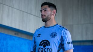 Lucas Passerini es el goleador de Belgrano  y de la Copa de la liga Profesional 2023. (Prensa Belgrano)