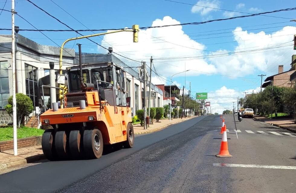 Comienzan las obras de repavimentación en Leandro N. Alem
