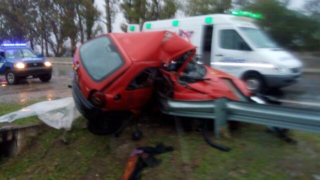 Accidente fatal en el acceso a la ciudad de Almafuerte.