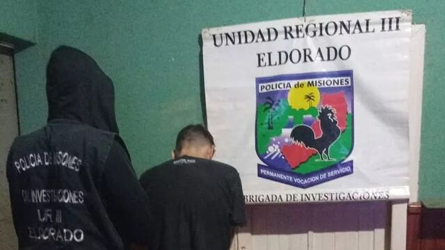Eldorado: robó elementos de un automóvil, quedó captado en cámaras y fue detenido.