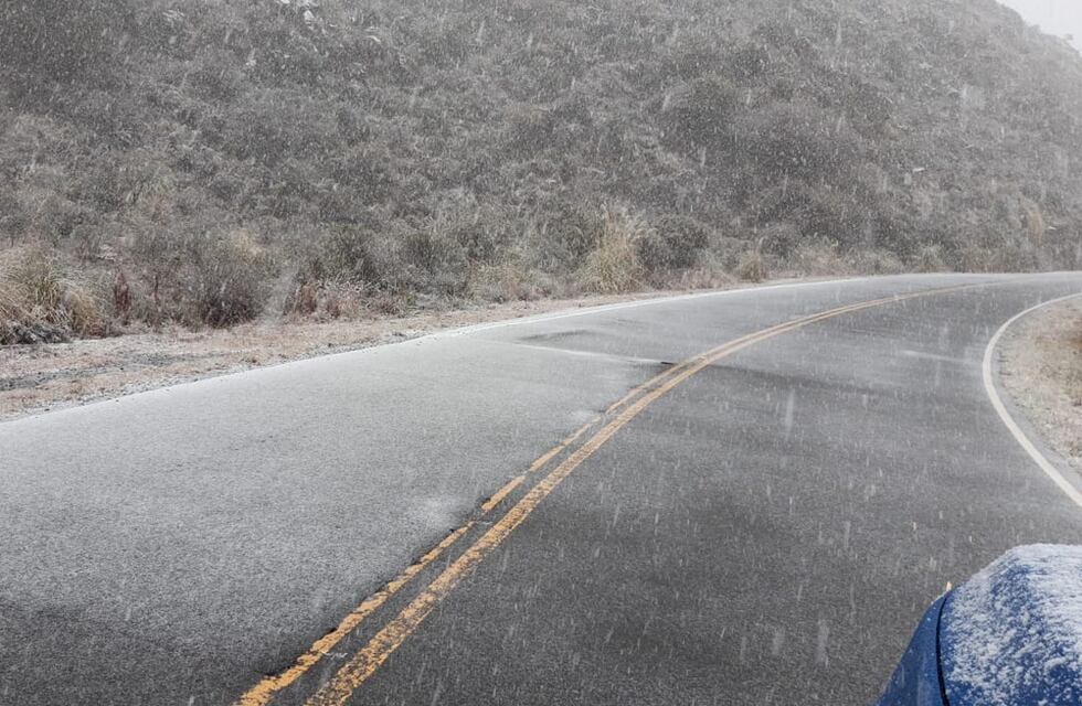 Alerta meteorológica por nevadas en Córdoba: cuáles son las zonas implicadas