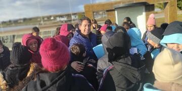 Ushuaia: Secretario de Asuntos de Malvinas recibió a los alumnos del E.M.E.I