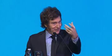 Javier Milei cargó duramente contra Cristina Kirchner. Foto: Gentileza