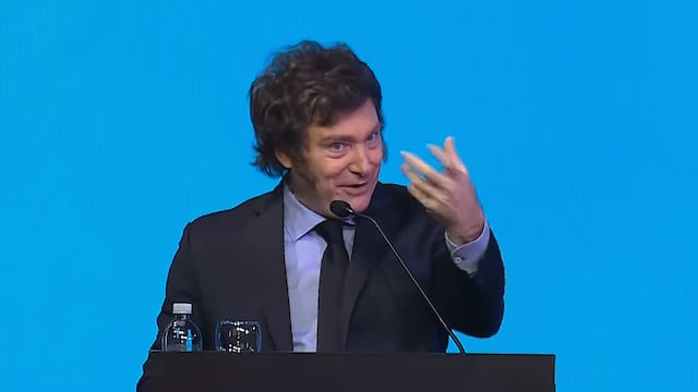 Javier Milei cargó duramente contra Cristina Kirchner. Foto: Gentileza