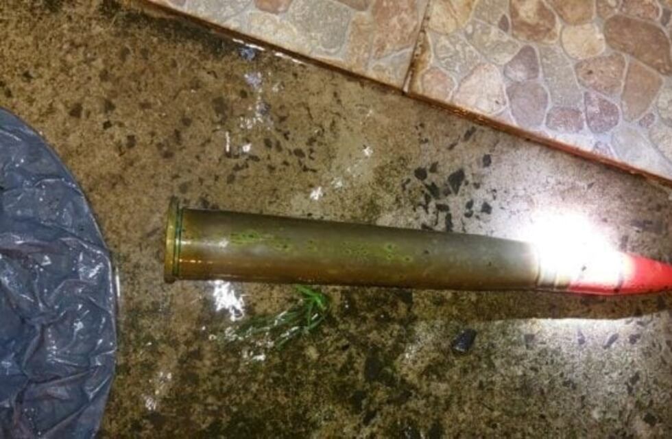 Encuentran un proyectil de arma de guerra en Posadas