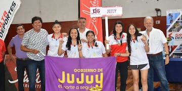 La especialidad 3x3 del básquet femenino le dio una presea de oro a la delegación jujeña en los "Juegos Deportivos del Norte Grande" que se realizó en Salta.