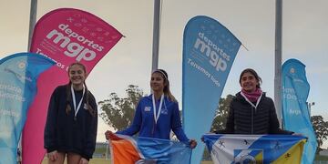 Antonella Ojeda se consagró campeona del Torneo Nacional de Clubes U16 de atletismo